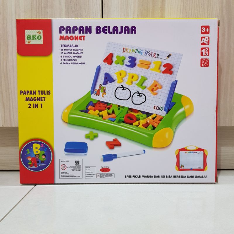 

papan belajar magnet 2 in 1