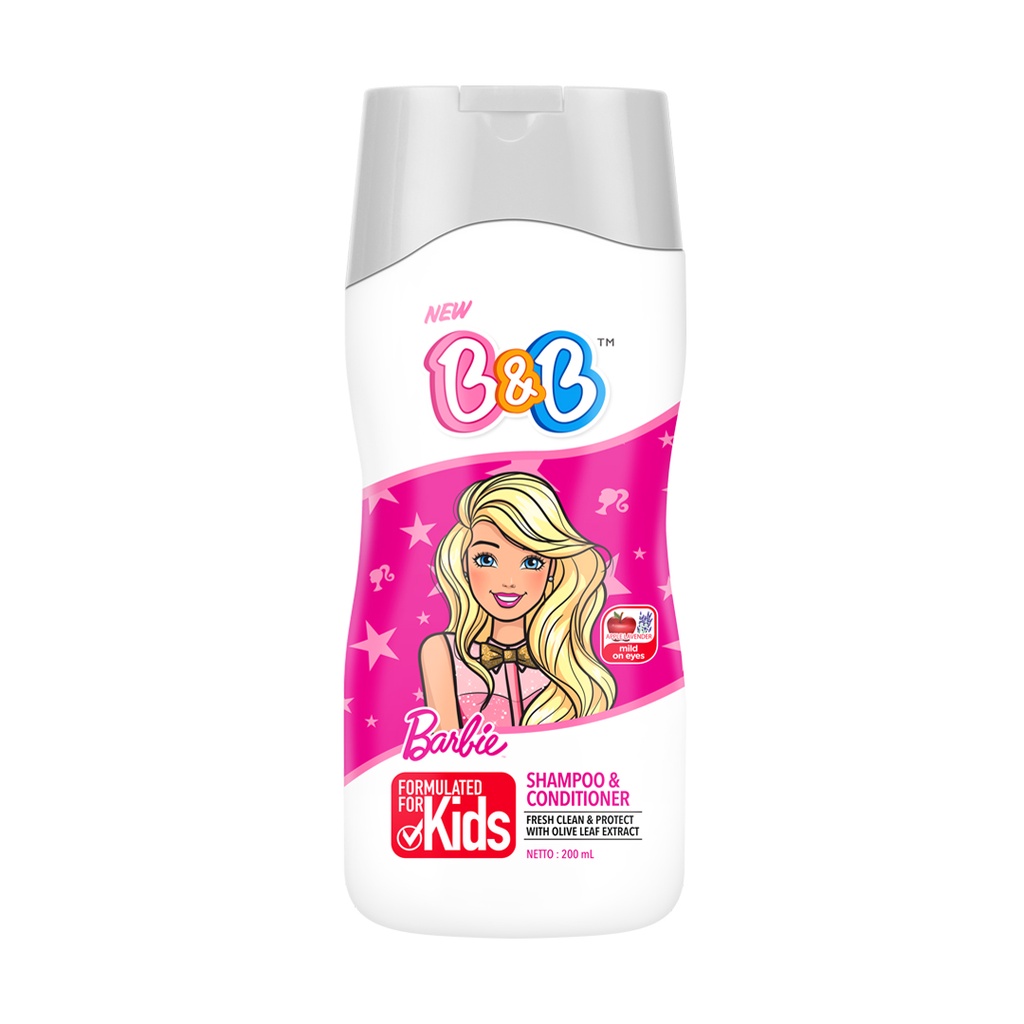 Jual B&B Kids Shampoo Barbie Botol 200 ML | Shopee Indonesia