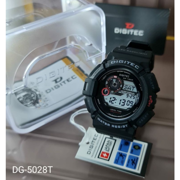 Jam Tangan Pria Digitec DG 5028 Mudmen DG 5028 Digital Rubber Original