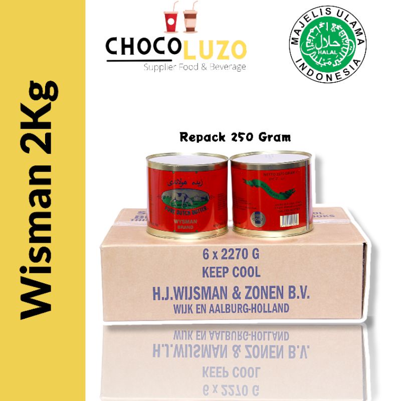 

100 gr butter mentega kue kering wisjman patisy de Holland beraneka merk