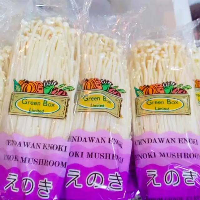 

JAMUR ENOKI CHINA 100GR || Frozen Food Bandung Suki Steamboat