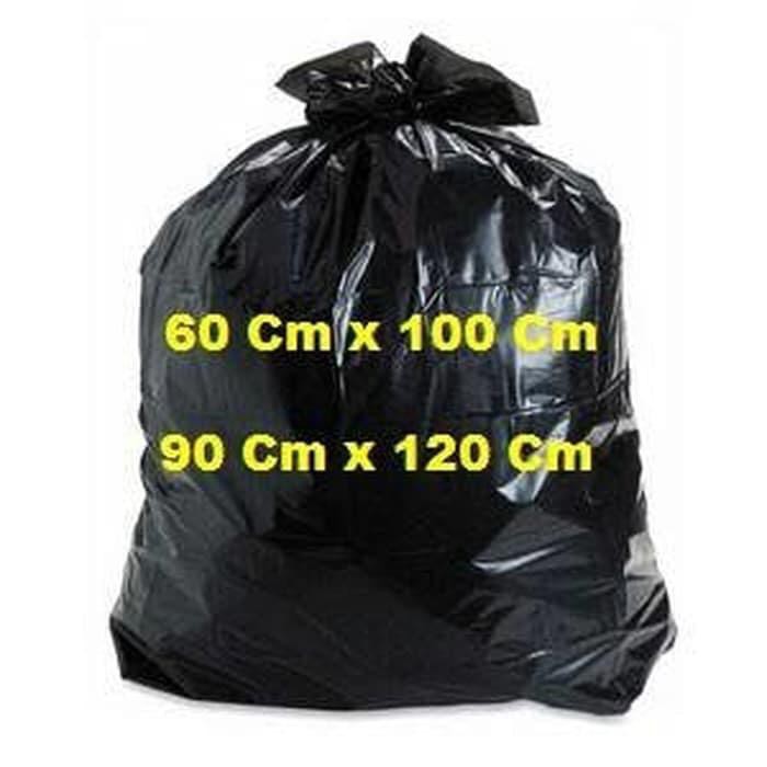 kantong plastik sampah 60x100 Hitam - Trash Bag - Plastik Sampah