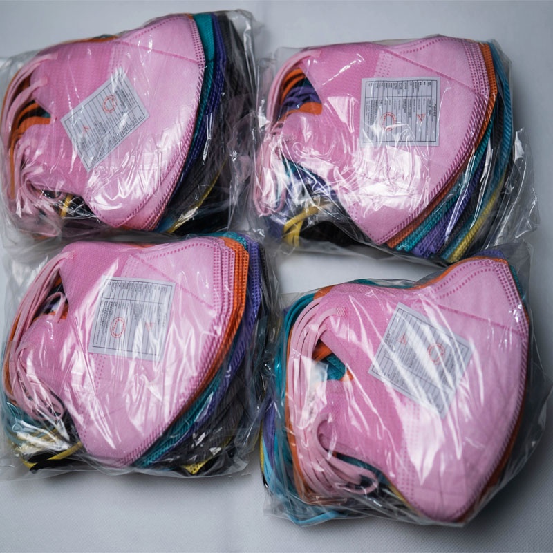 MASKER  ALKINDO DUCKBILL GARIS WARNA WARNI ISI 50 PC