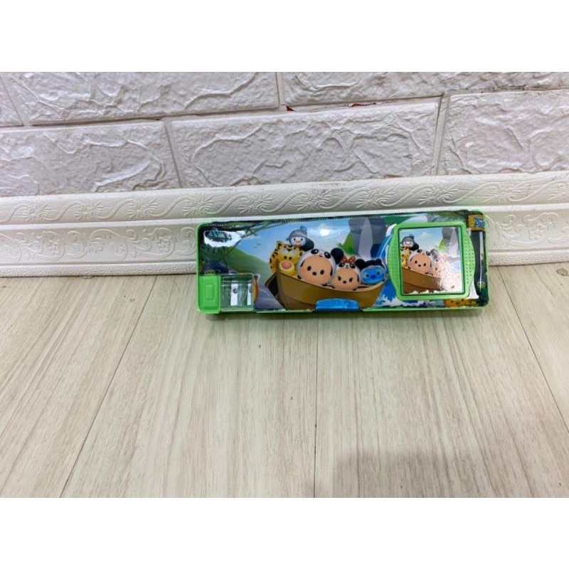 Kotak pensil / Kotak pensil KALKULATOR / Kotak pensil fancy & Kalkulator / kotak pensil karakter-Tsum Tsum