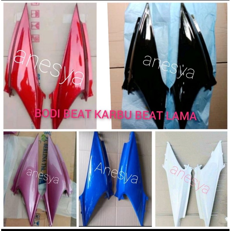 Bodi beat karbu beat lama merah ping pink biru tua hitam putih cover bodi samping beat lama beat karbu 2008-2012