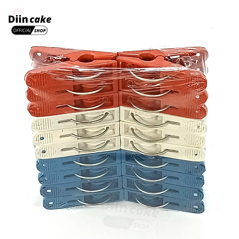 20 pcs Jepitan Baju Laundry Warna Warni Kuat Dan Berkualitas