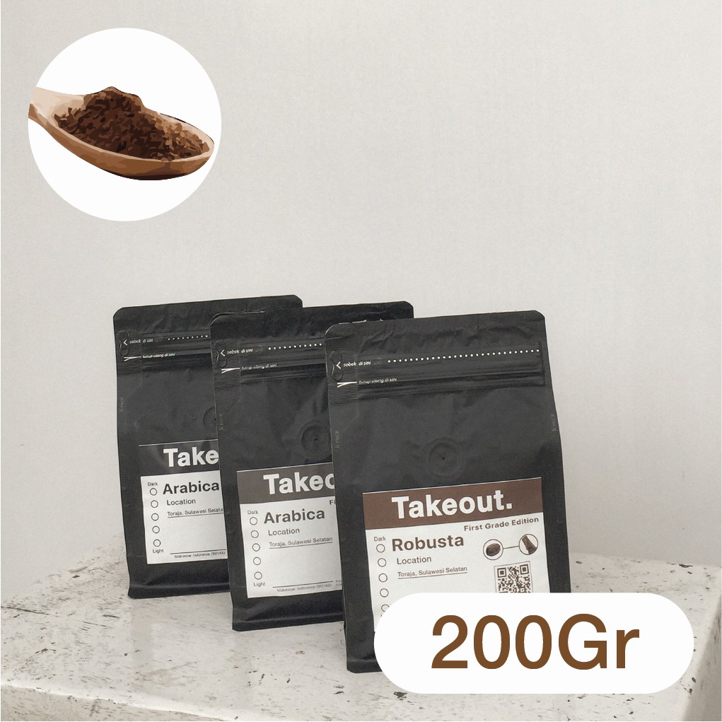 

Kopi Bubuk - Single Origin Kopi Toraja Robusta 200gr