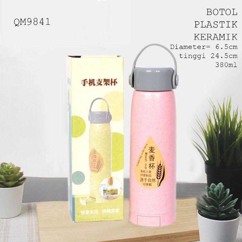 BOTOL MINUM PLASTIK KERAMIK QM8941