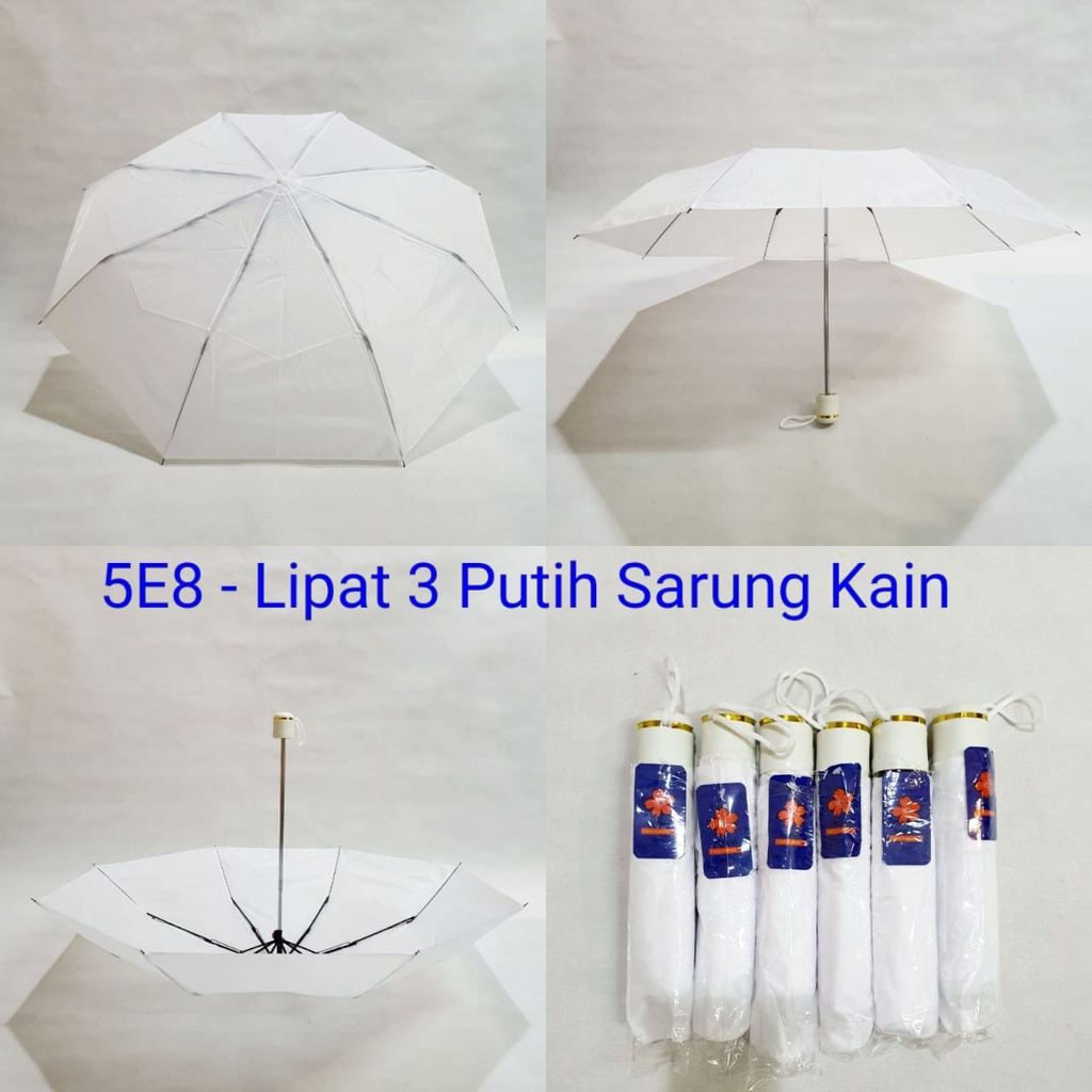 PAYUNG LIPAT PROMOSI POLOS HANDLE LIST SAKURA 5E1-5E9