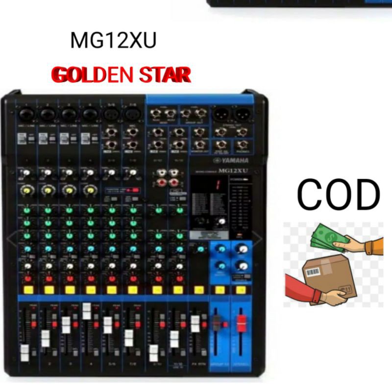 Audio Mixer YAMAHA MG 12XU/ MG 12 XU/ MG12 XU (12 Channel)