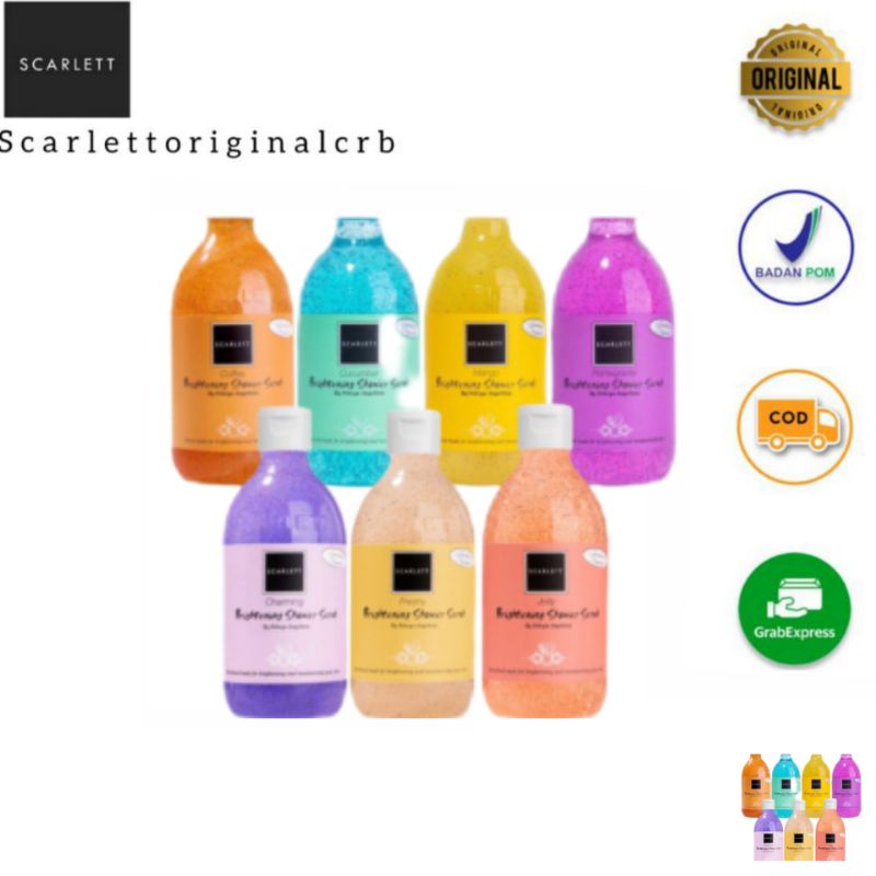 (FREEGIFT) Scarlett Whitening Sower Scrub (Scarlett Cirebon)