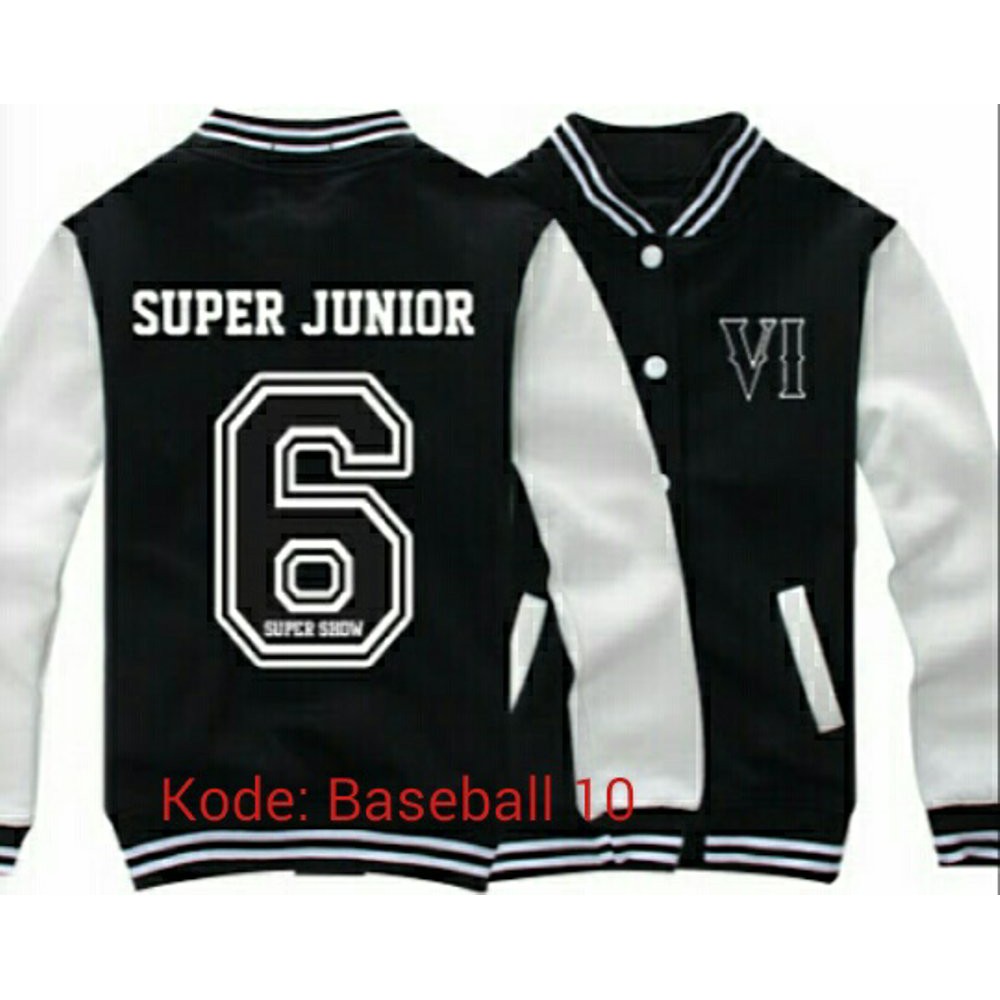 Dijual jaket baseball   varsity Super Junior Murah
