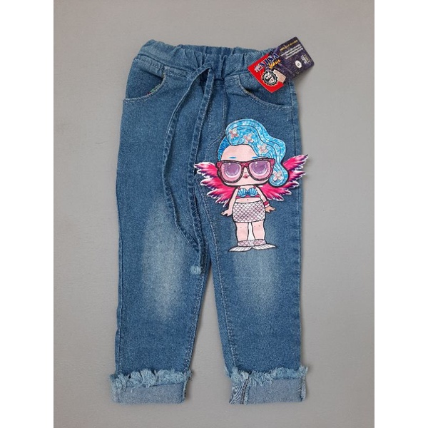 Celana jeans anak LED