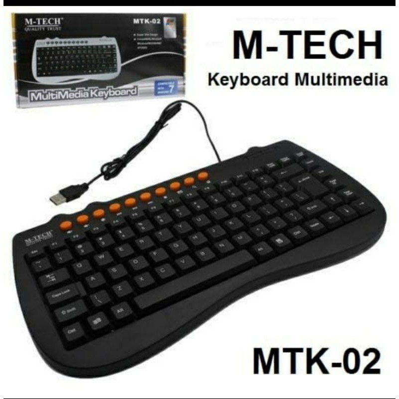 Keybord Mini Multimedia Mtech MTK-02 USB