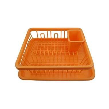 Lion Star Flora Dish Rack With Tray Rak Piring Minimalis A-10 + Nampan - Random