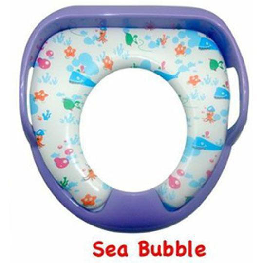 Karibu 4in1 Deluxe Soft Seat Potty Trainer and Step Stool - Sea Bubble