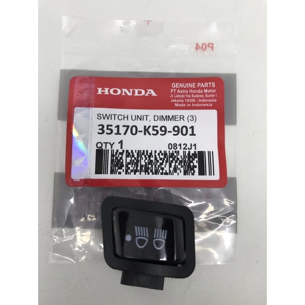 Tombol dim 3 Fungsi Vario 150 125 110 Led K59