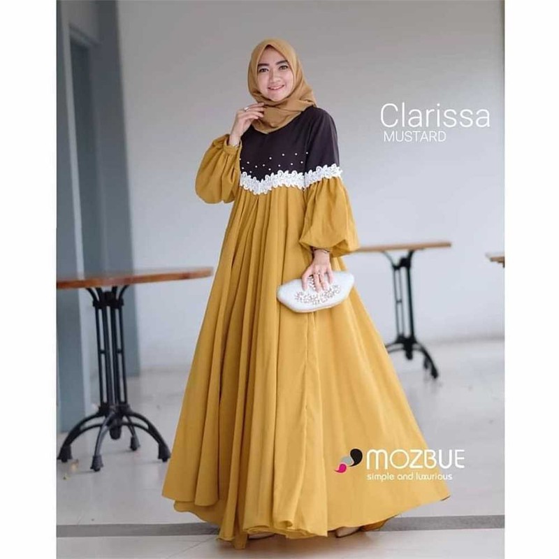 DRESS WANITA CLARISSA-Dress Muslimah Clarissa Dress MC 268