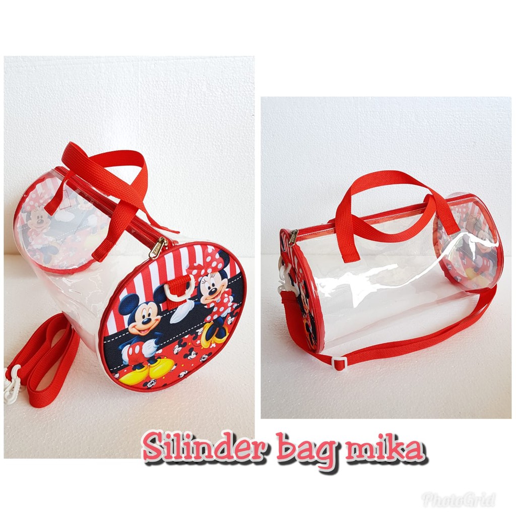 Souvenir Ulang Tahun/Aqiqahan/Tasyukuran/Hampers/Swim Bag/Tas Renang/Silinder Bag Mika-Custom