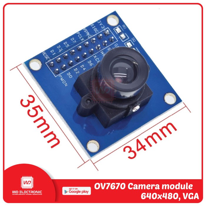 OV7670 Camera Module VGA CMOS Camera Image Sensor Module