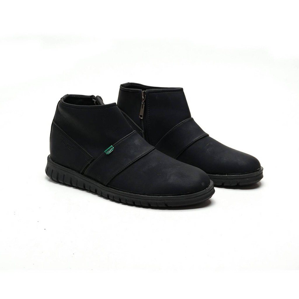 Sepatu boots pria tanpa tali resleting Zipper Kickers225 Vigo / Sepatu touring / Sepatu outdoor