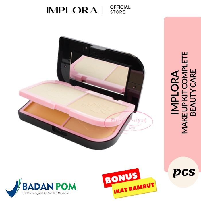 IMPLORA MAKE UP KIT COMPLETE BEAUTY CARE 502 / POWDER &amp; FOUNDATION / BASE MAKE UP