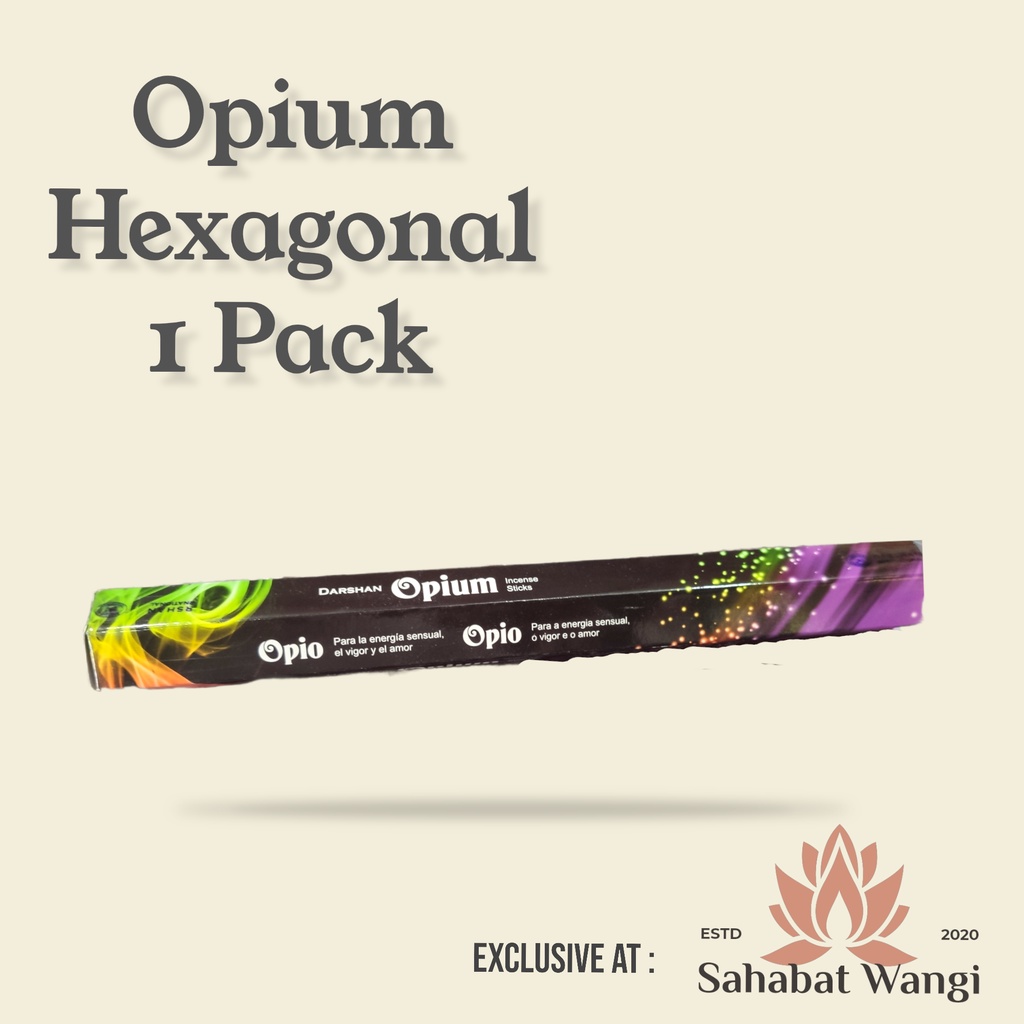 Dupa India Darshan Opium Hexa Short Pack 20Stick