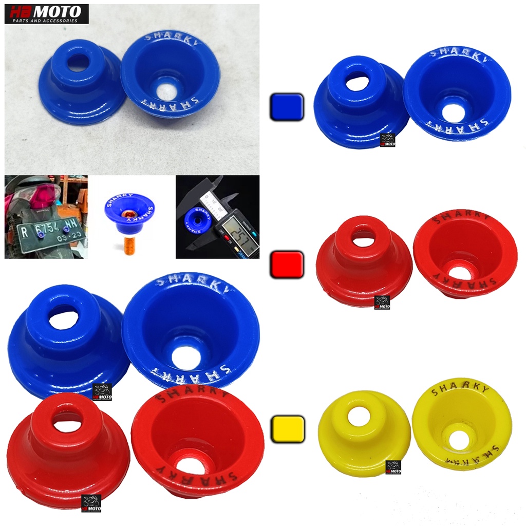 1 Pcs Ring Monel Sharrky Bahan Plastik/Ring Monel Plastik/Monel Mangkok L 10 Plastik/Baut Monel Vari