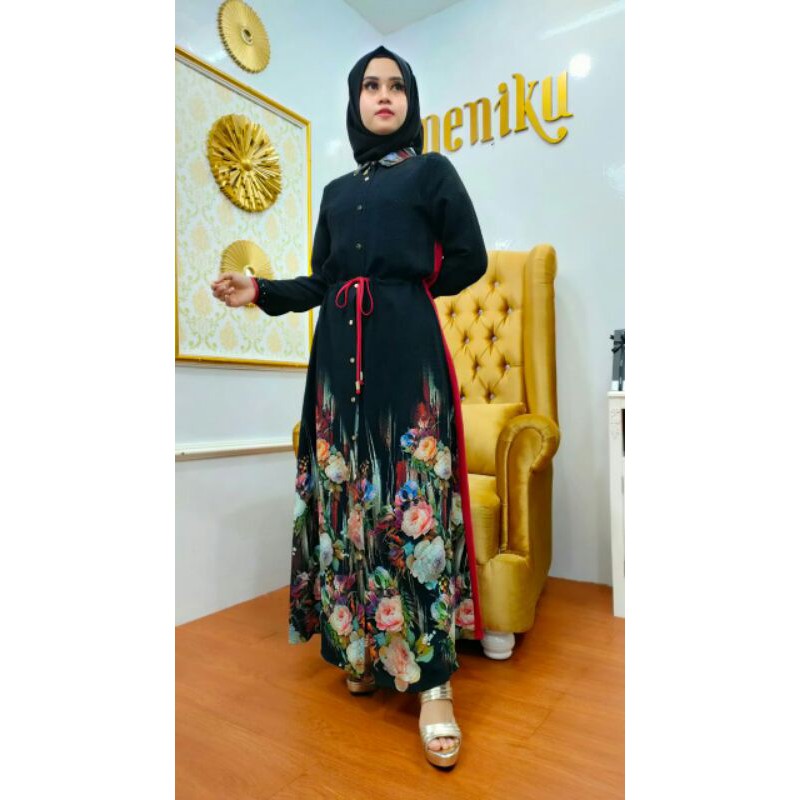 NENIKU ABAYA HIKMAT TERUPDATE C3636 maroon