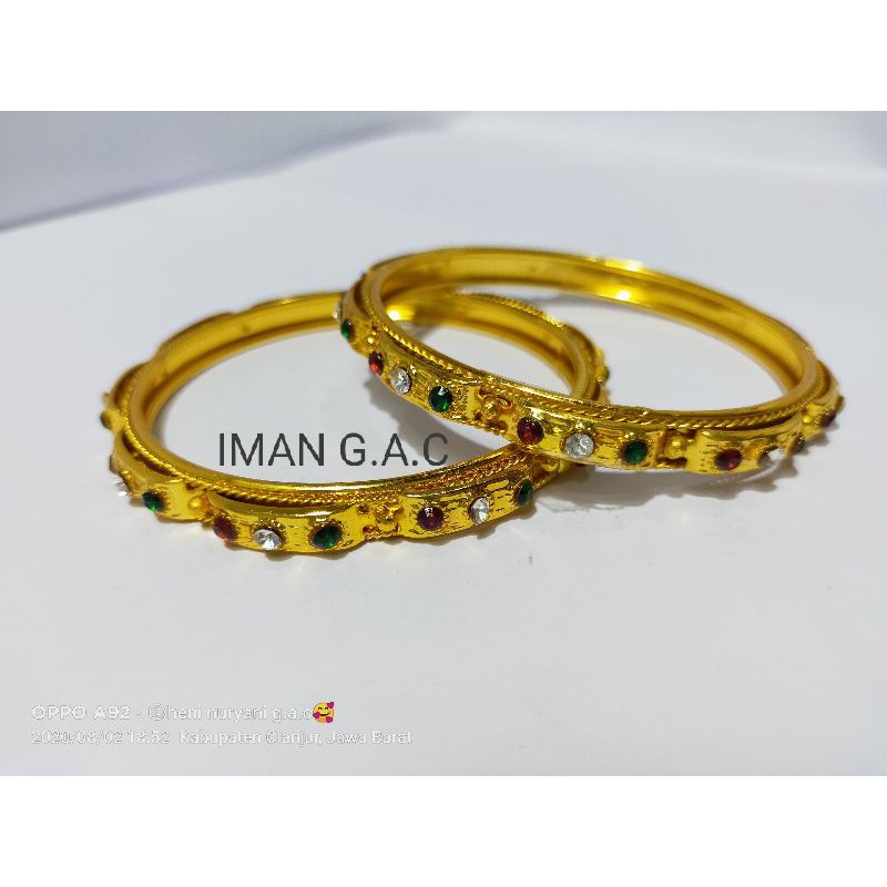 gelang keroncong.gelang india isi 4pcs