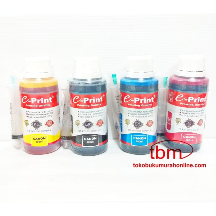 

TINTA EPSON L SERIES 200ML / TINTA CANON / TINTA E-PRINT