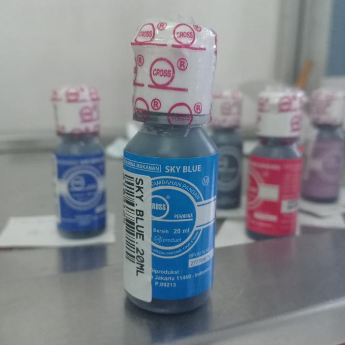 

cross pewarna sky blue 20ml HEMAT Kode 801