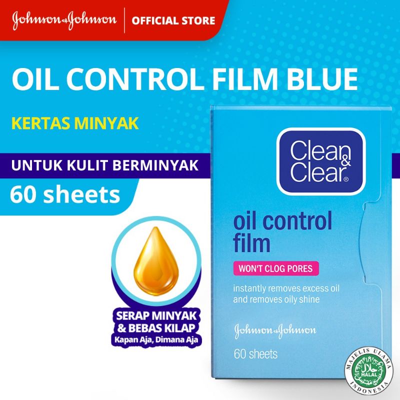 clean &amp; clear oil control film blue