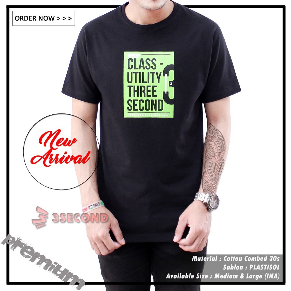  KAOS  DISTRO  3SECOND PRIA  SIMPLE  THREESECOND ORIGINAL 