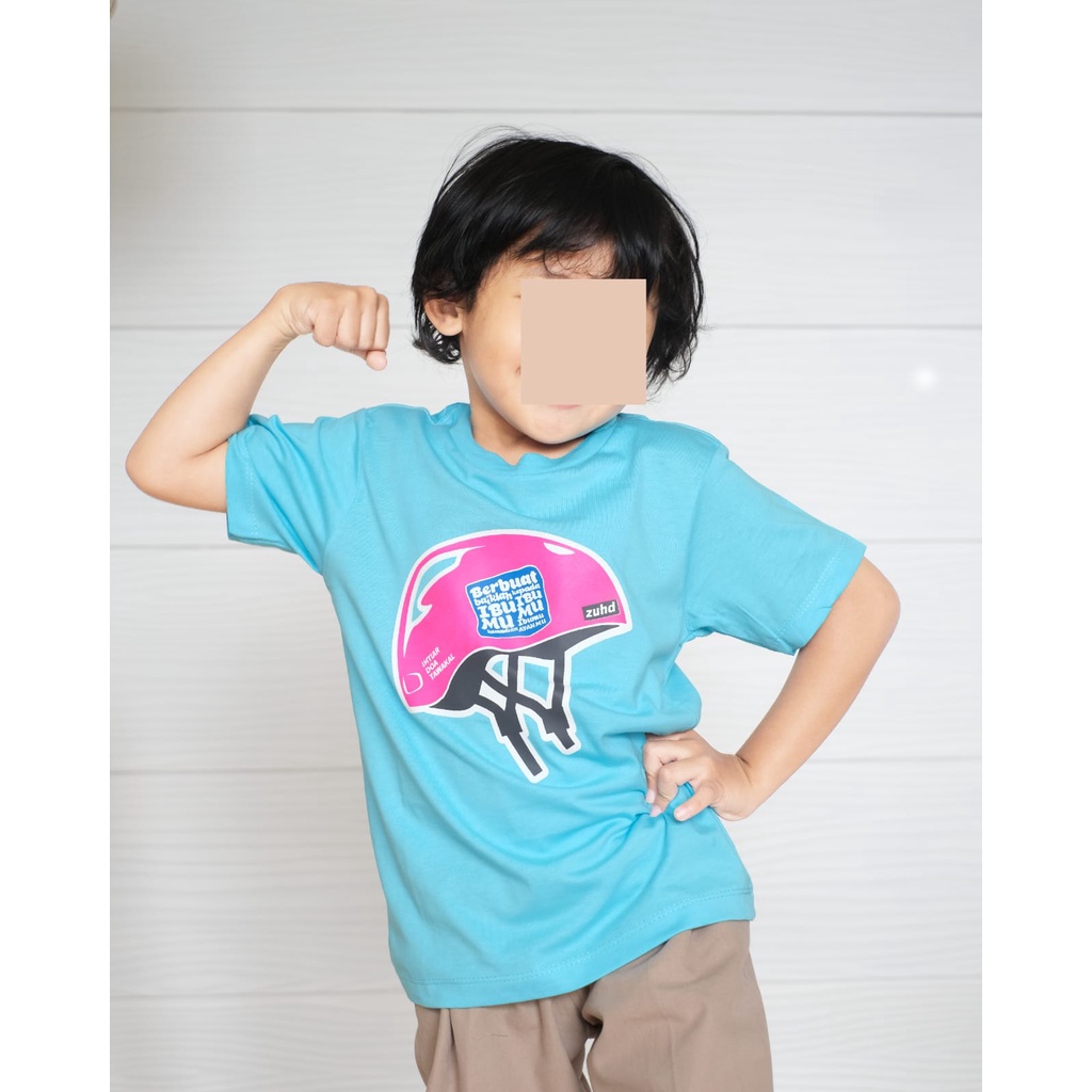 Kaos Anak Muslim Tulisan Islami Berbuat Baik Kepada Ibumu Zuhd Kids By Dhikr and Sabr