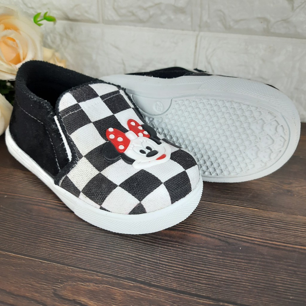 [TAMAN SEPATUKU] SEPATU TRENDY MURAH MICKEY MOUSE LUCU SLIP ON 1 2 3 4 5 6 TAHUN DAX05