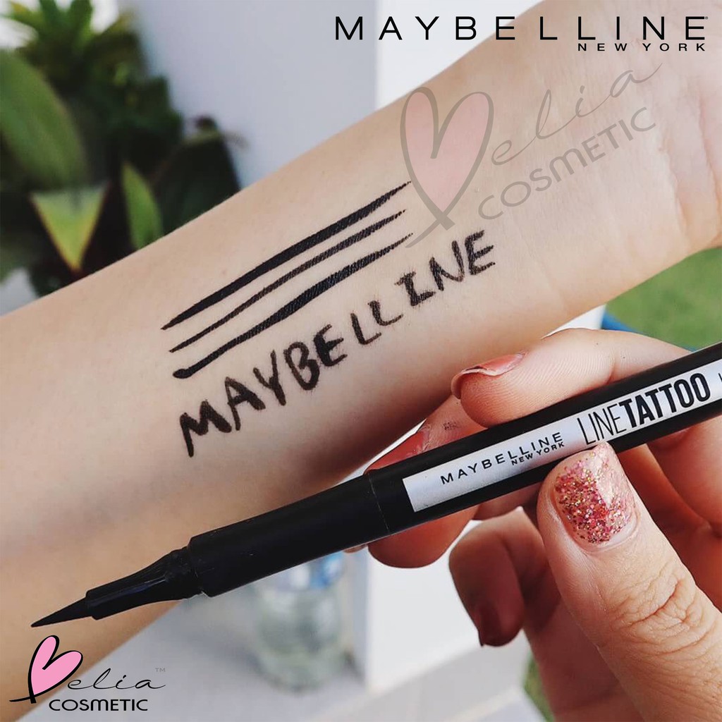 ❤ BELIA ❤ MAYBELLINE Eyeliner Tattoo High Impact | Eye Liner Spidol Hitam Pekat Tahan Lama