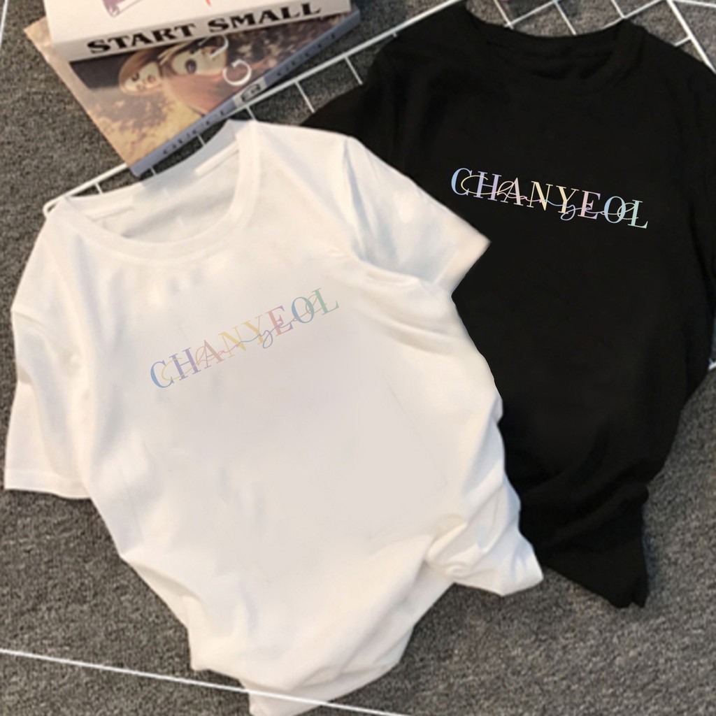 Kaos Kpop Unisex EXO Chanyeol Name