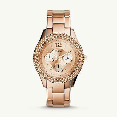 Fossil Stella Chrono Rosegold Watch ES3590