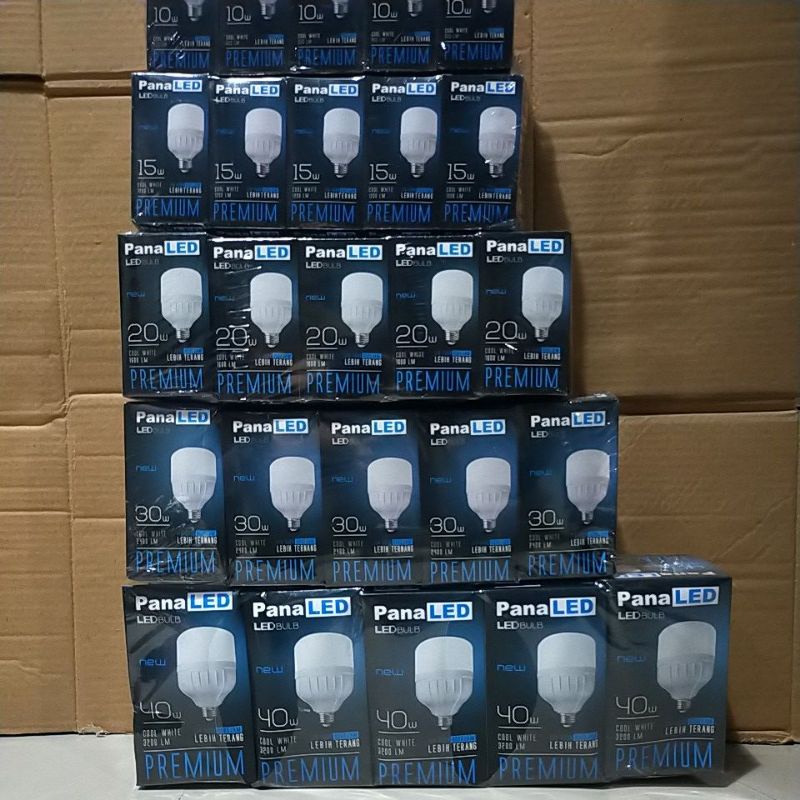 Lampu Bohlam Led Buld Panaled5W-40W/Lampu PanaLed Hemat Energi 5W -40W