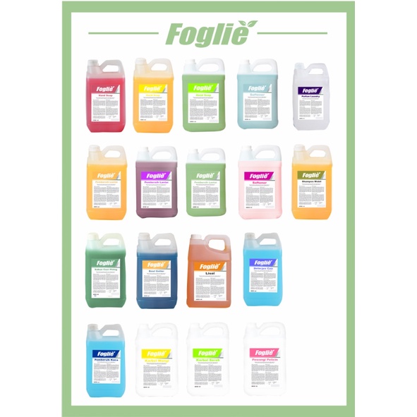 Pelicin Pewangi Pakaian Foglie 1 Liter - Pelicin Setrika, Pelicin Laundry, Pengharum