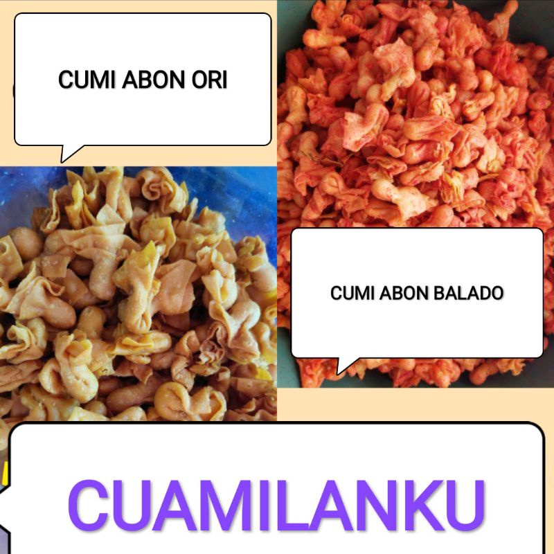 

Cumi Abon Ori Cumi Abon Balado kemasan 500g | snack kiloan