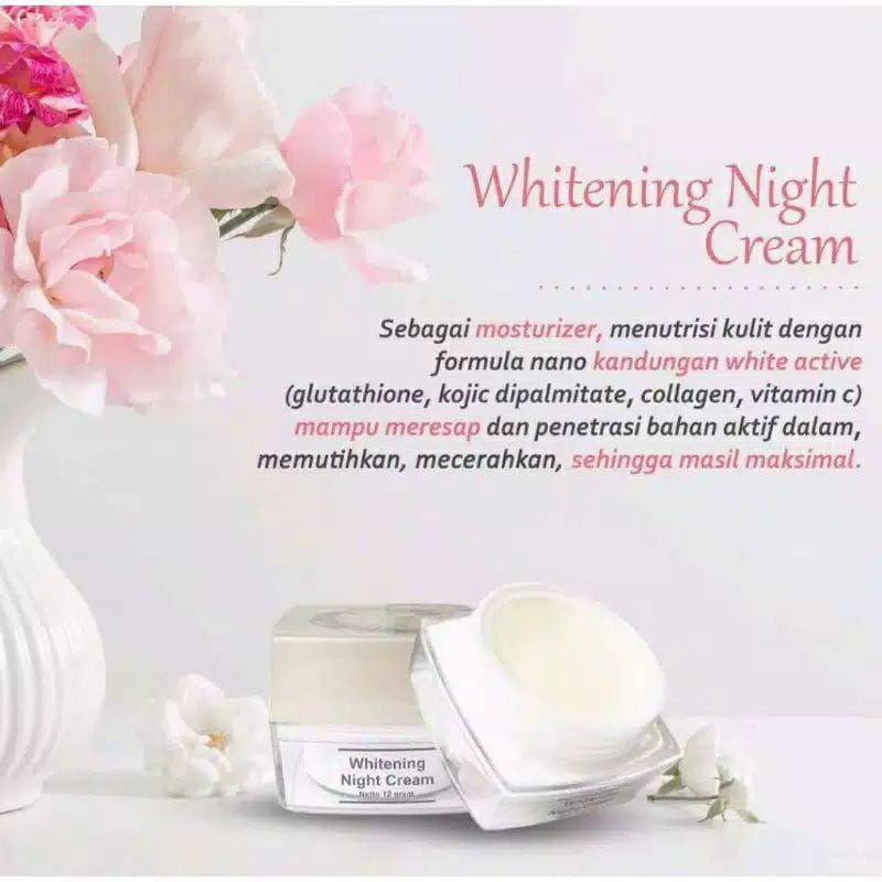 NIGHT CREAM MS GLOW/CREAM MALAM MS GLOW/ACNE NIGHT CREAM/ULTIMATE NIGHT CREAM/LUMINOUS NIGHT CREAM/WHITENING NIGHT CREAM/ORIGINAL 100%