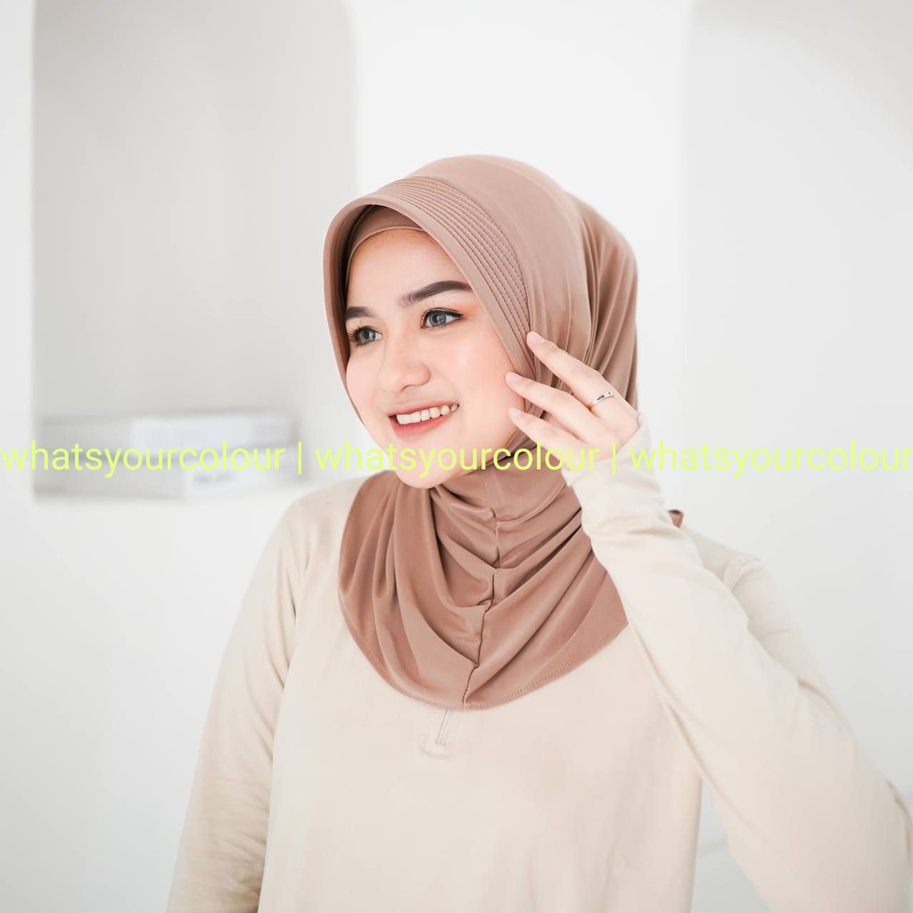 Kerudung Olahraga [milo] Bergo sport / hijab sport-milo