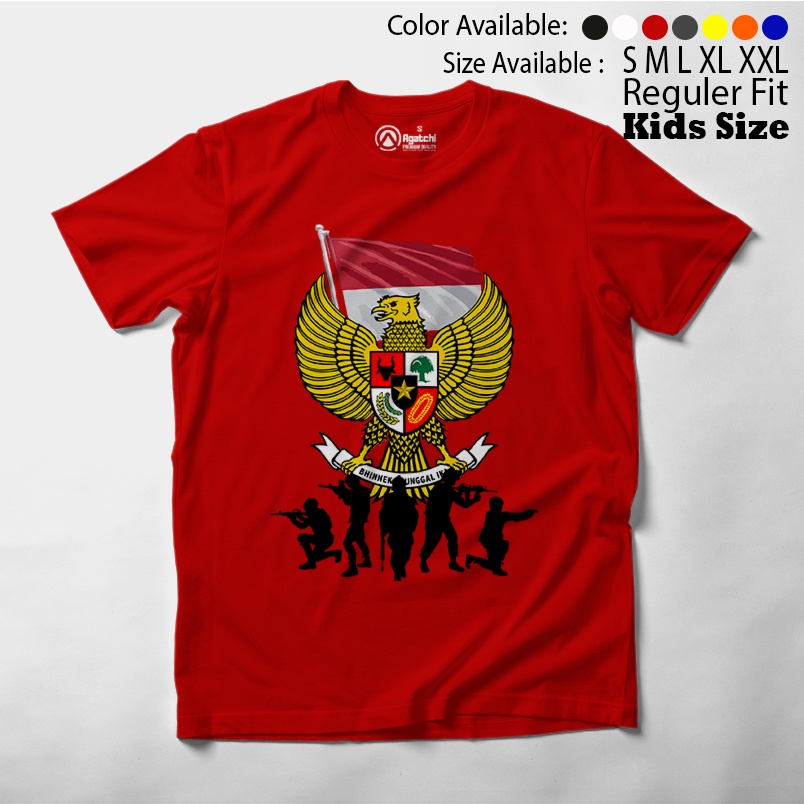 Baju Kaos Atasan Anak Laki-Laki Garuda Indonesia Merdeka