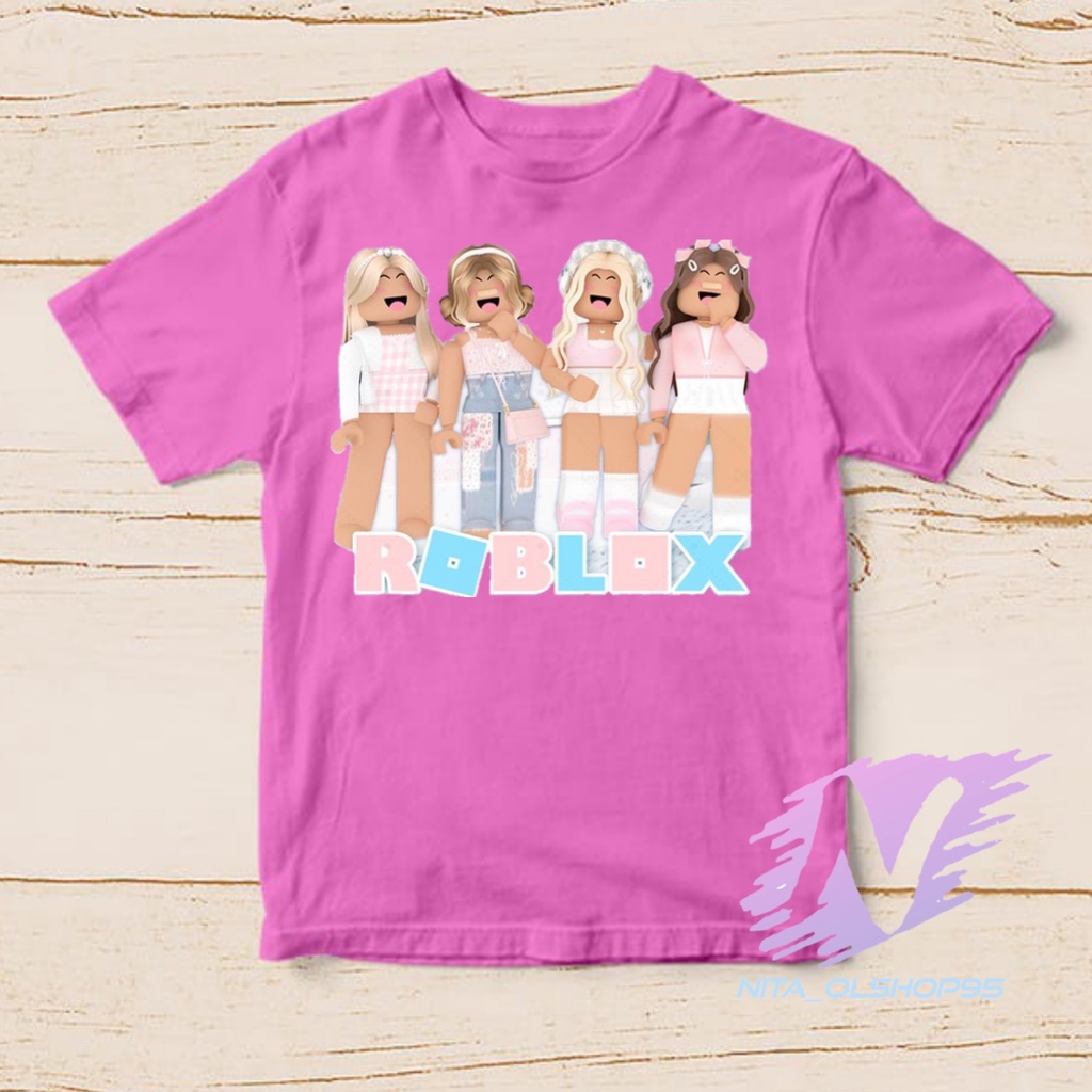 kaos roblox girl baju kaos anak roblok