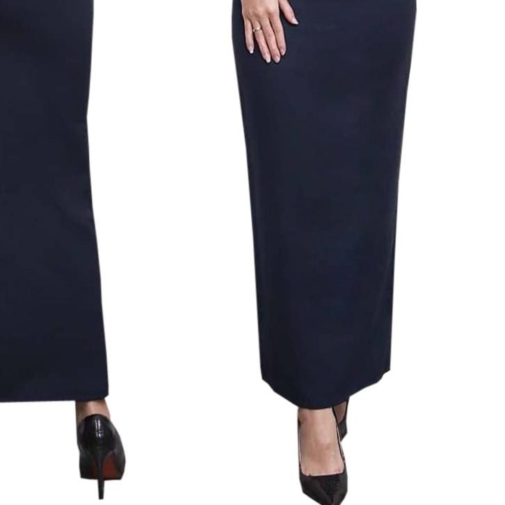 Rok Span Hitam Panjang Kerja Kantor Model Biron Kipas Rok Rempel Panjang Rok Span Pelatihan Ospek Si