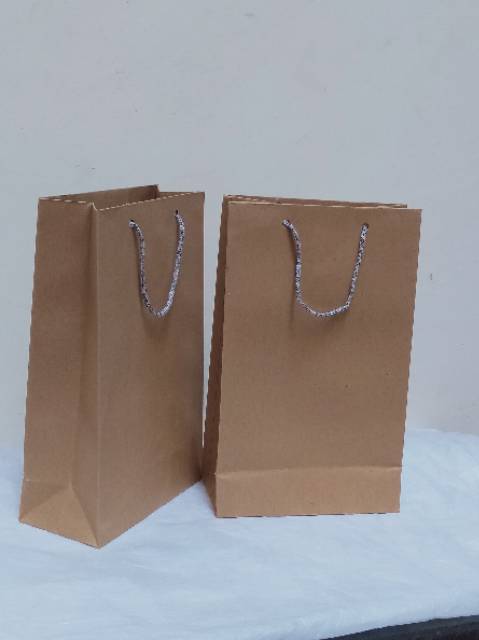 Paperbag/tas kertas wafer + teh pucuk UK 15x8x25