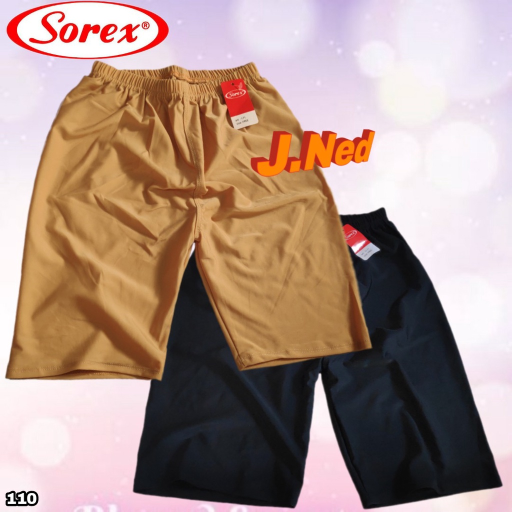 J110 - CELANA PENDEK STRIT, CELANA SENAM WANITA SOREX SIZE M/L DAN XL/XXL HARGA PER 1PCS