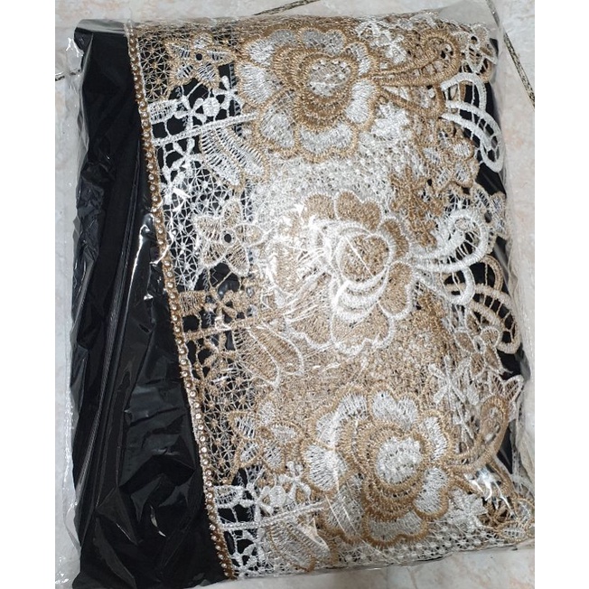 mukena katun brukat swarovski & blus